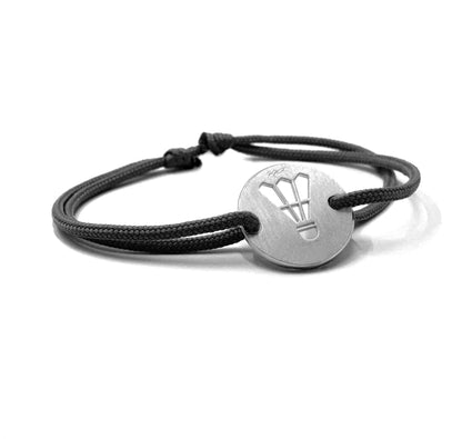 Bracelet MyBADMINTON - Le Volant - Argenté