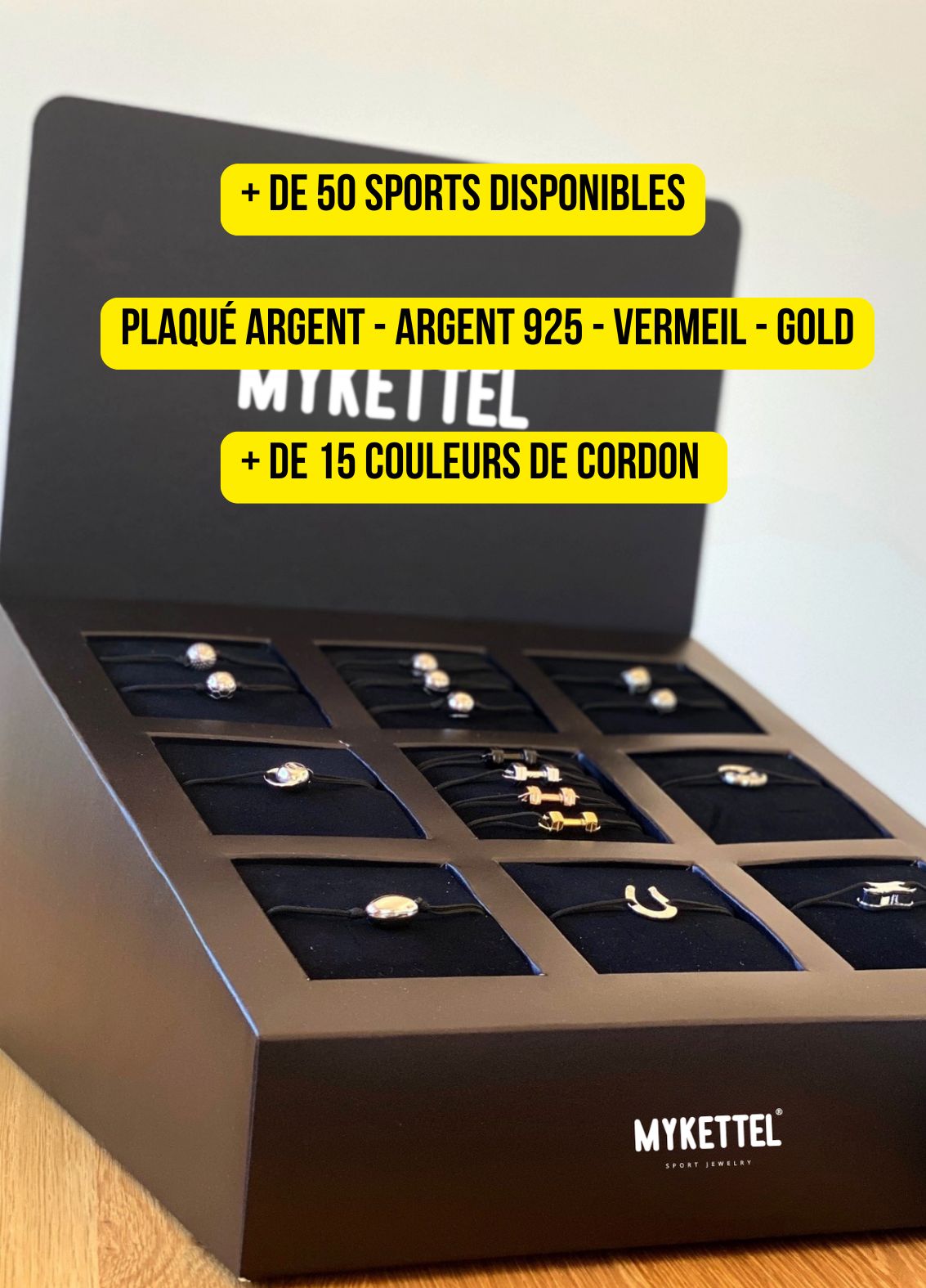 Bracelet Boxe Argent