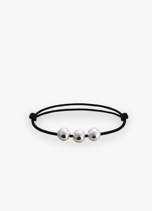Bracelet Pétanque Triplette | Argent massif 925