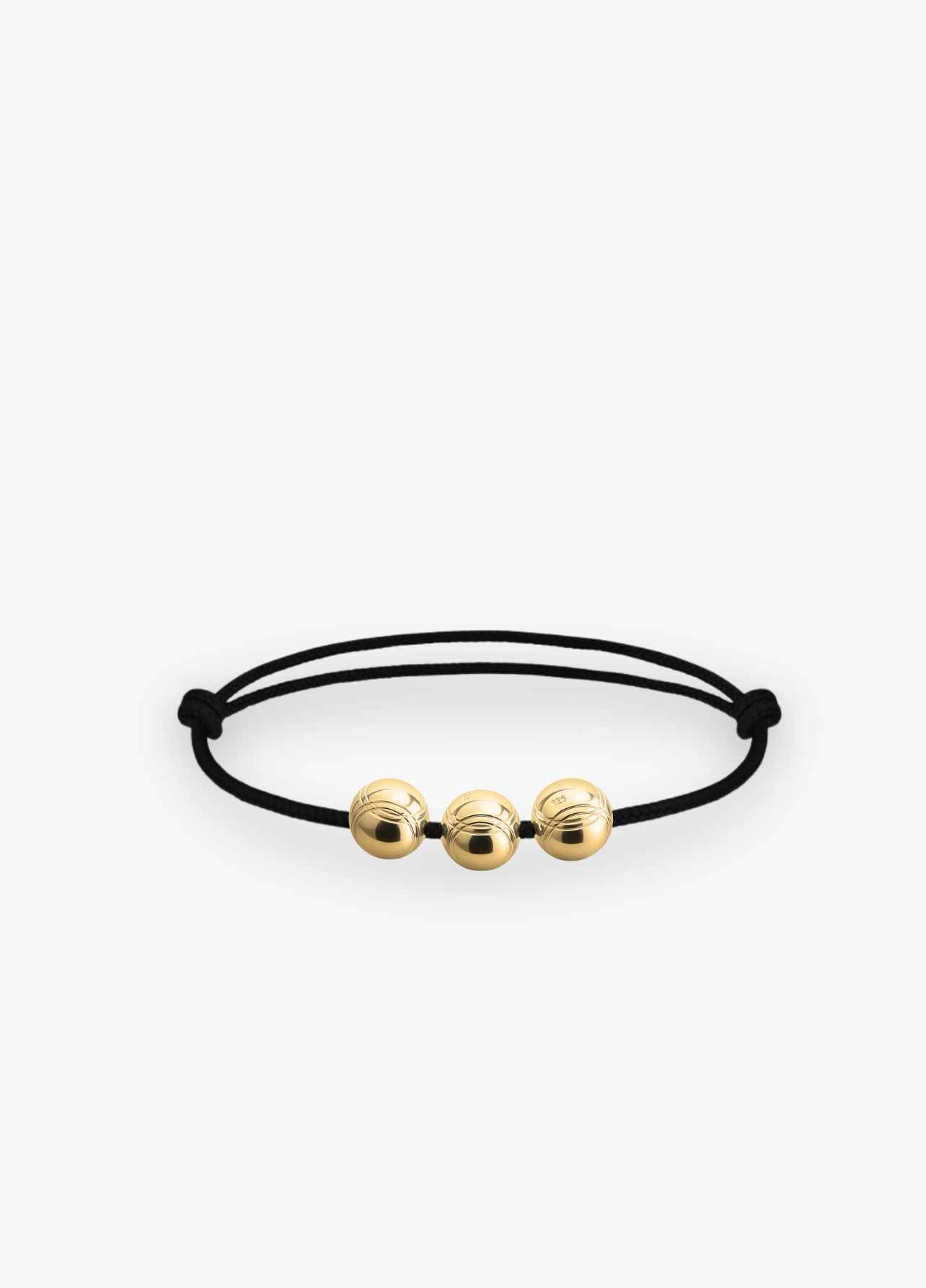 Bracelet Pétanque Triplette Vermeil