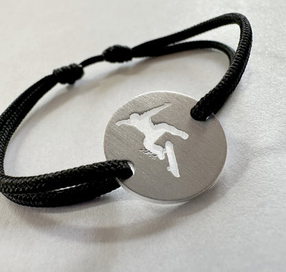 Bracelet MySKATEBOARD - Argenté