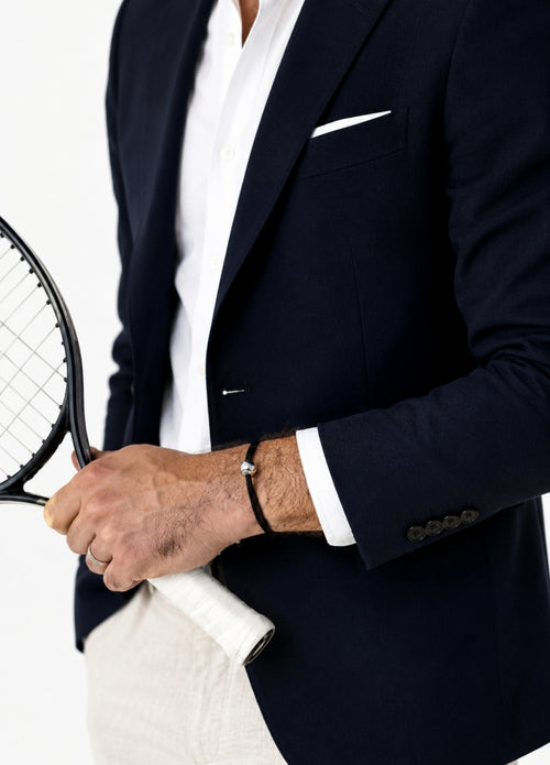 Bracelet Cordon Balle de Tennis | Silver