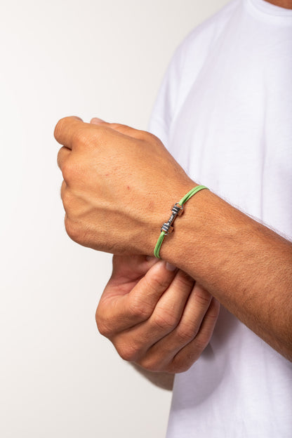 Bracelet Haltère Argent