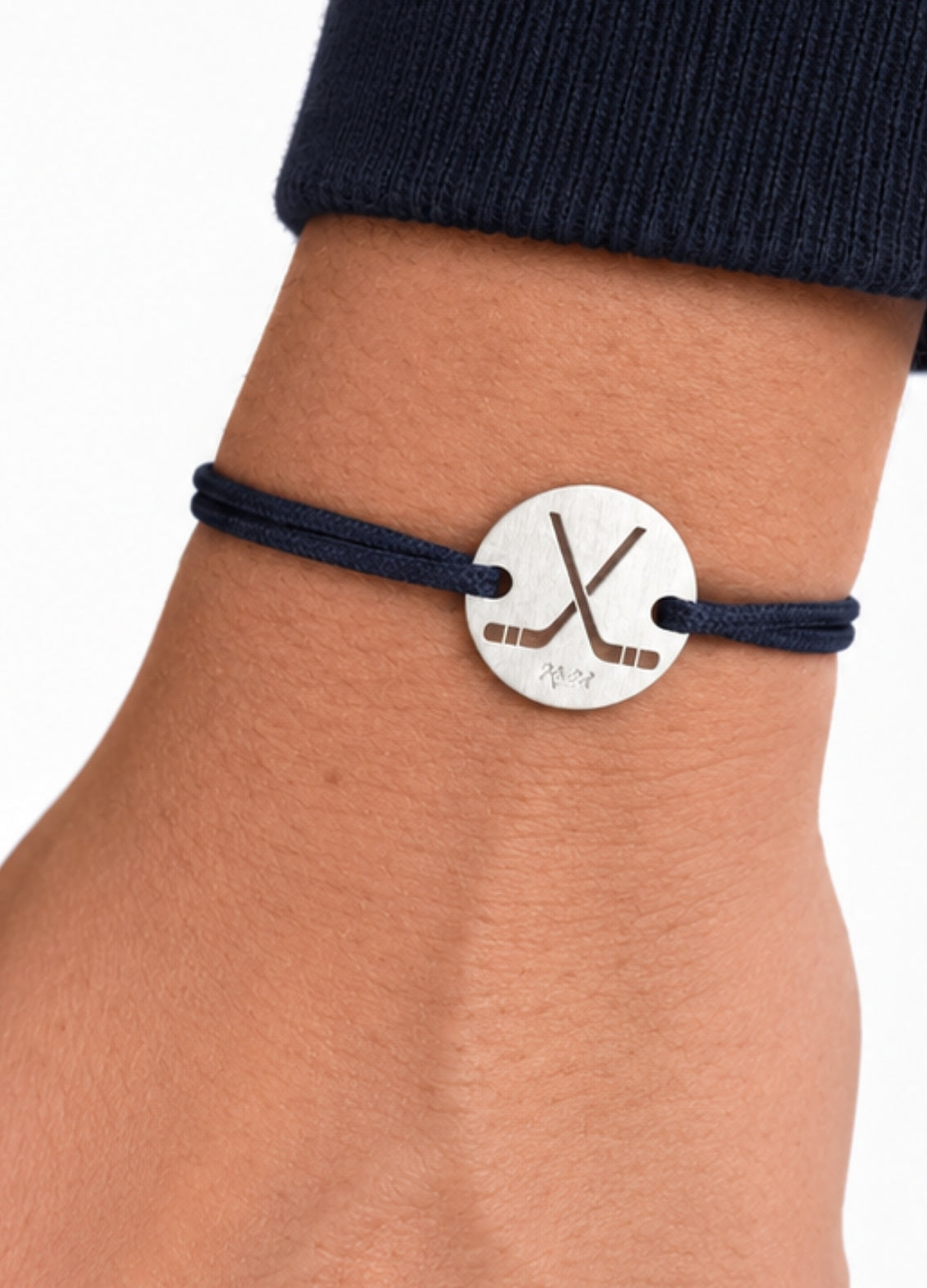 Bracelet Cordon MyHOCKEY | Silver
