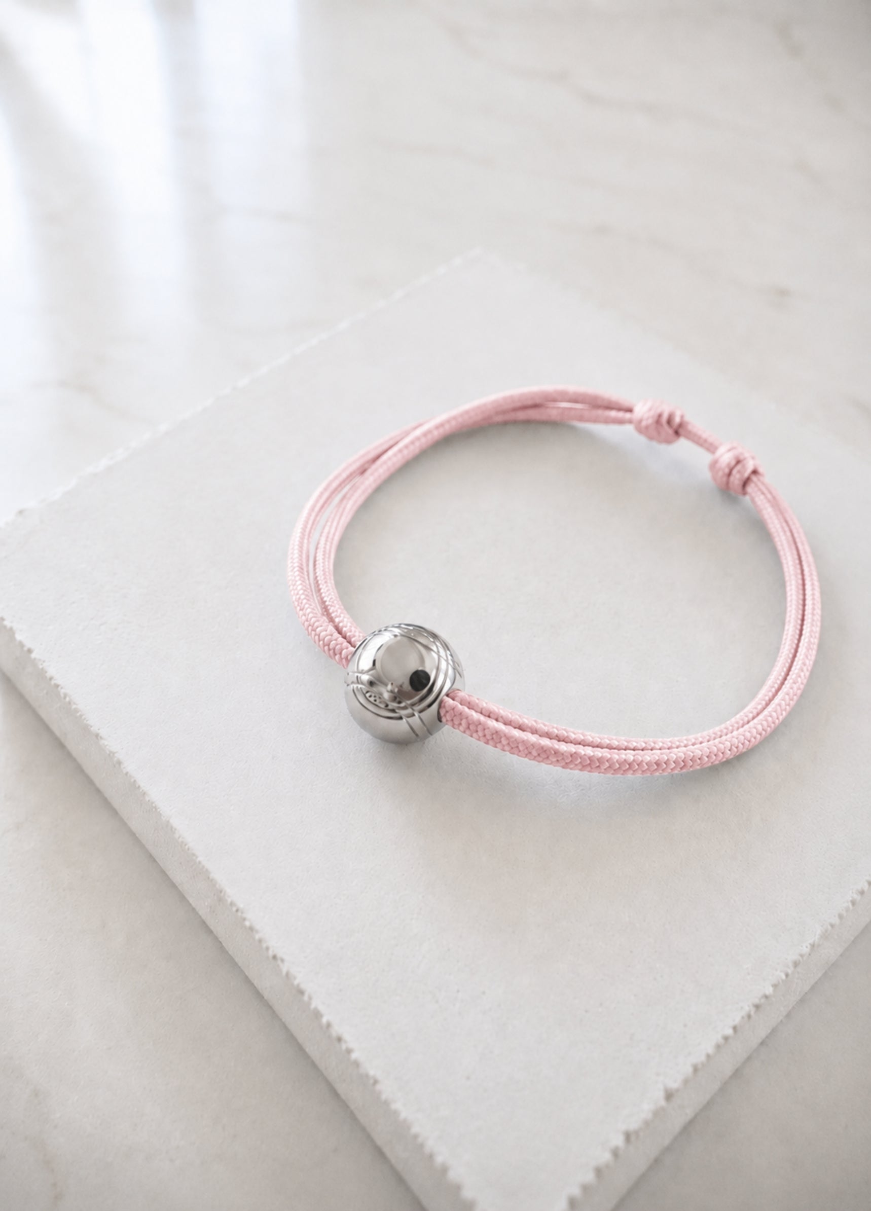 Bracelet Cordon Boule de Pétanque | Silver