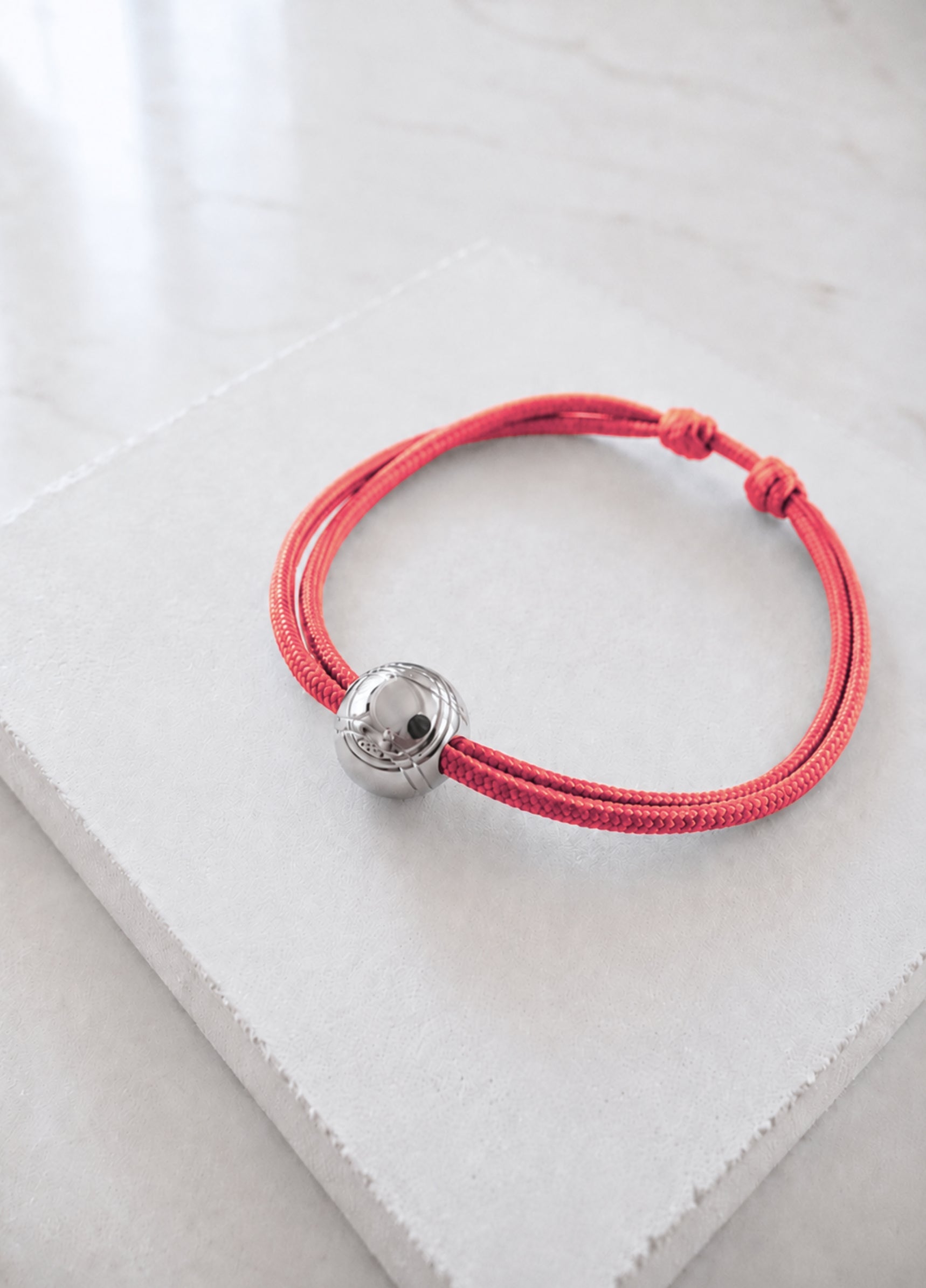Bracelet Cordon Boule de Pétanque | Silver