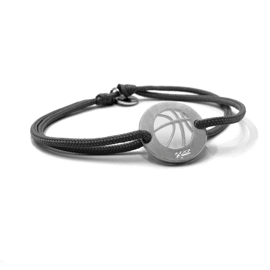 Bracelet MyBASKETBALL - Le Ballon Plaqué Argent