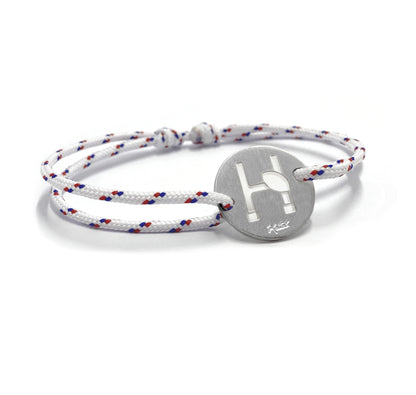 Bracelet MyRUGBY - L'Ovalie | Plaqué Argent