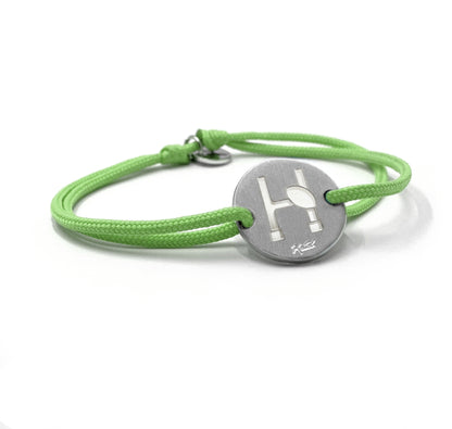 Bracelet MyRUGBY - L'Ovalie | Plaqué Argent