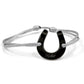 Bracelet Fer à Cheval - Noir