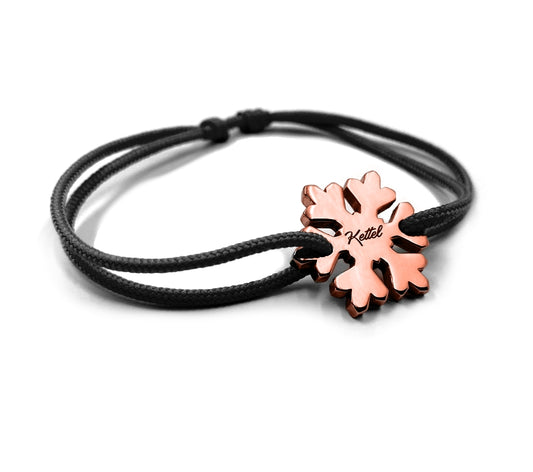Bracelet Flocon - Rose Doré