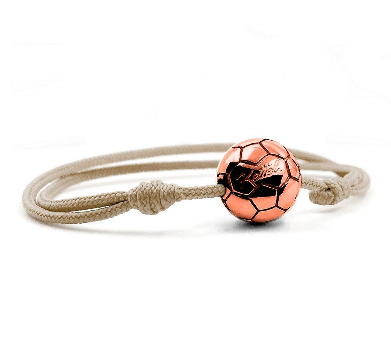 Bracelet Football - Rose Doré