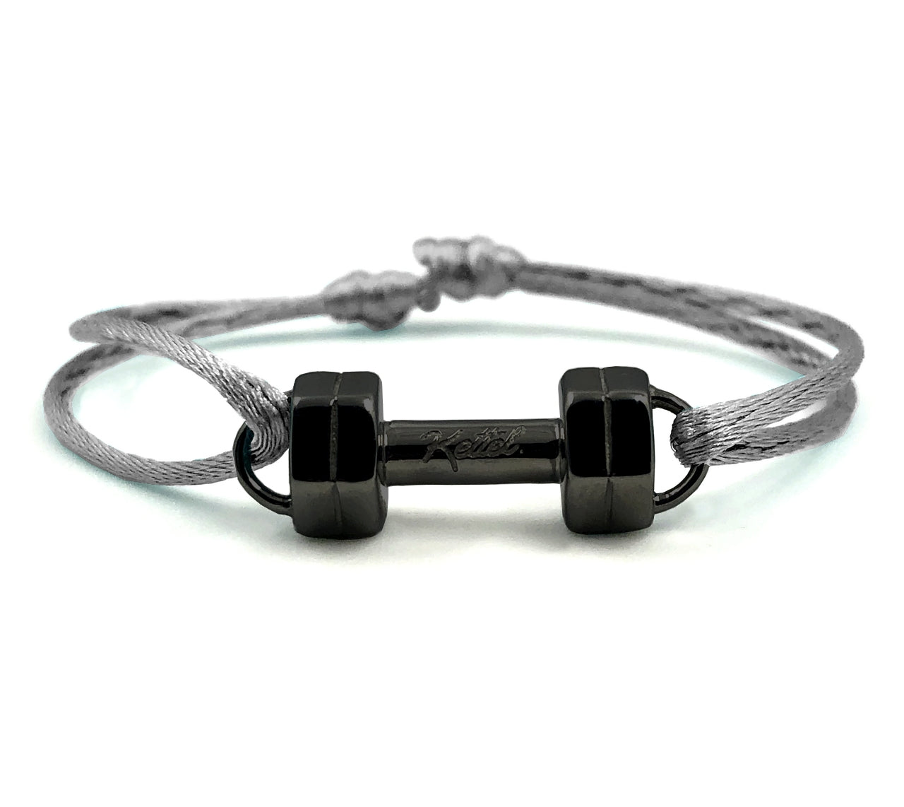 Bracelet Haltère - Noir