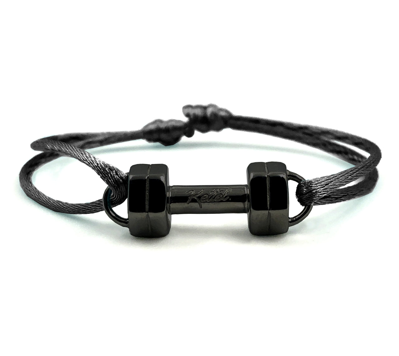 Bracelet Haltère - Noir