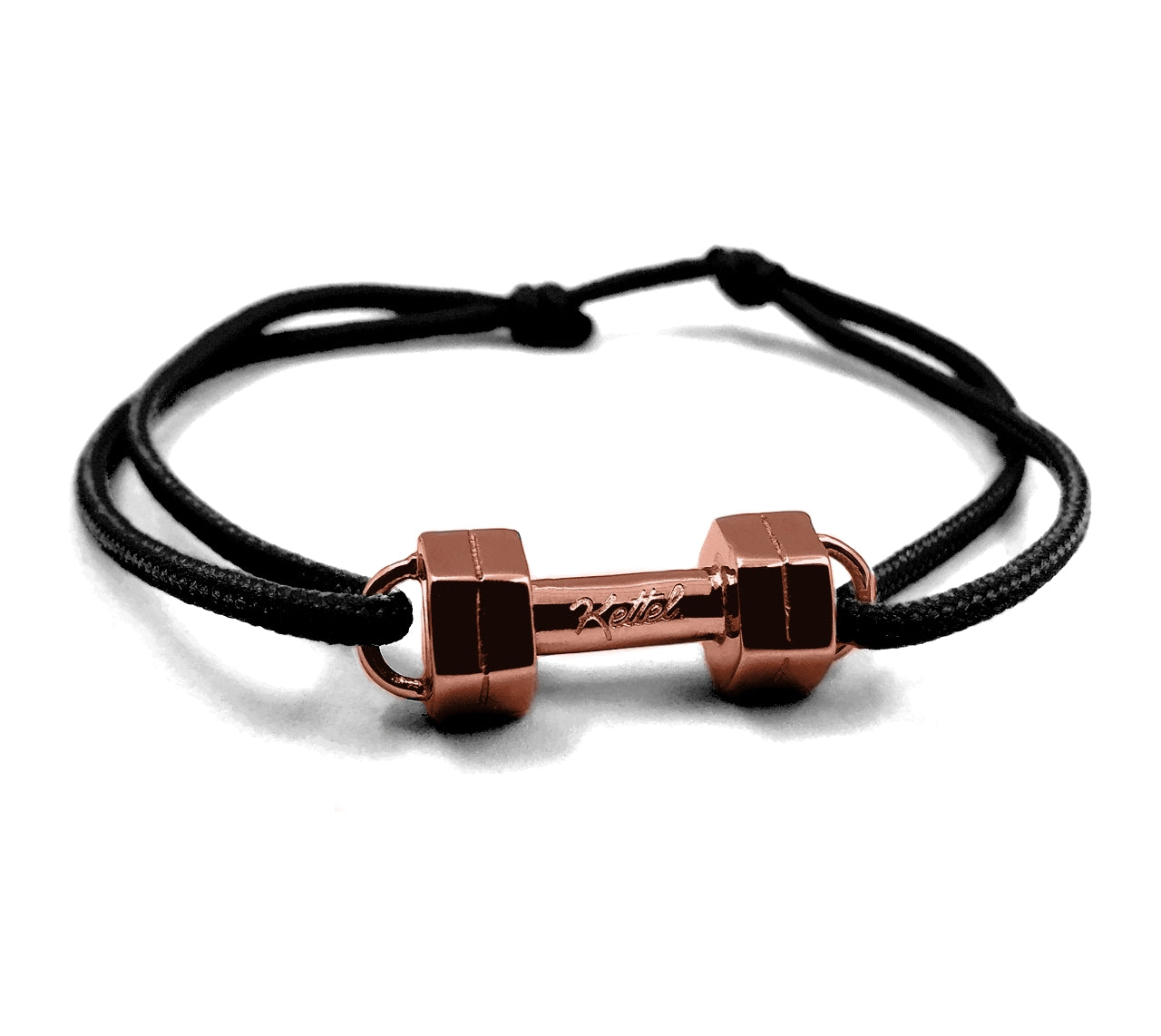 Bracelet Haltère - Rose Doré